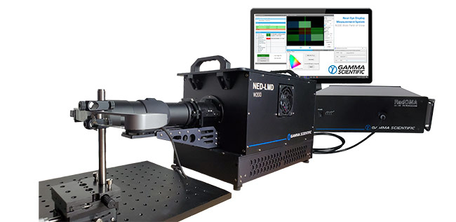 Gamma Scientific near-eye display measurement system—Precision equipment specifically designed for VR/AR headsets (Image Source: Photonics.com / Gamma Scientific)