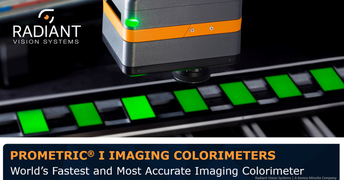 Radiant Vision Systems ProMetric I series imaging colorimeter product array—Imaging colorimeters of different pixel grades to meet diverse application needs (Image Source: Radiant Vision Systems)